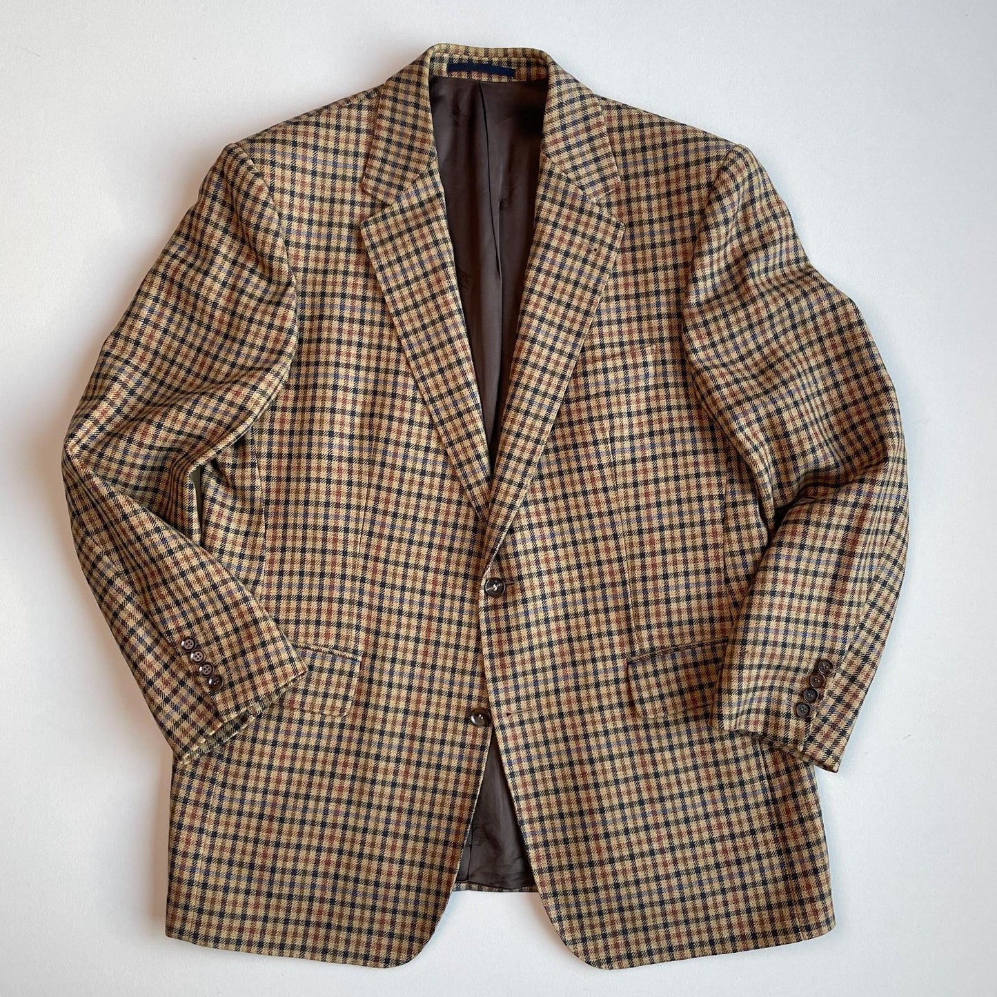 Burberry (40S) Gunclub Check Twill Wool "Bennet" Sports Coat