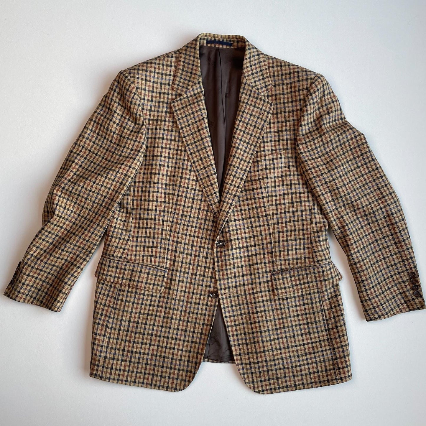 Burberry (40S) Gunclub Check Twill Wool "Bennet" Sports Coat