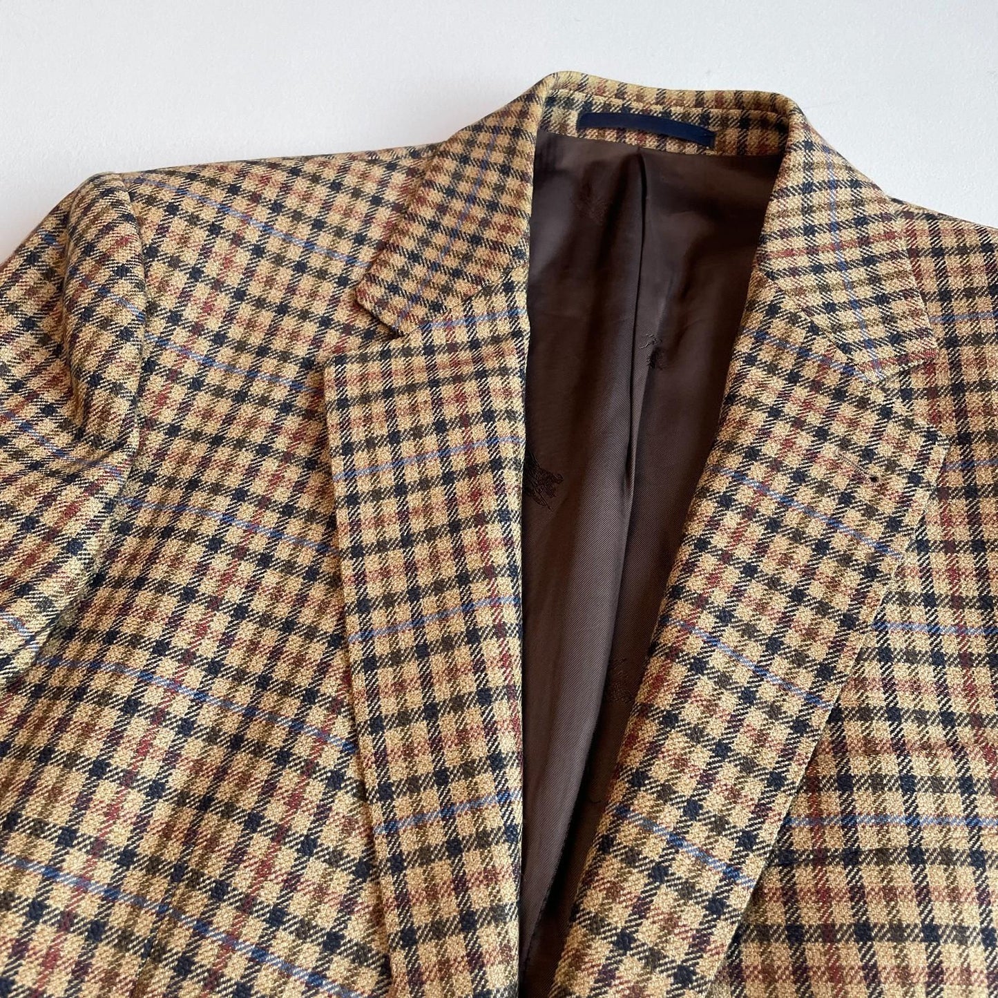 Burberry (40S) Gunclub Check Twill Wool "Bennet" Sports Coat