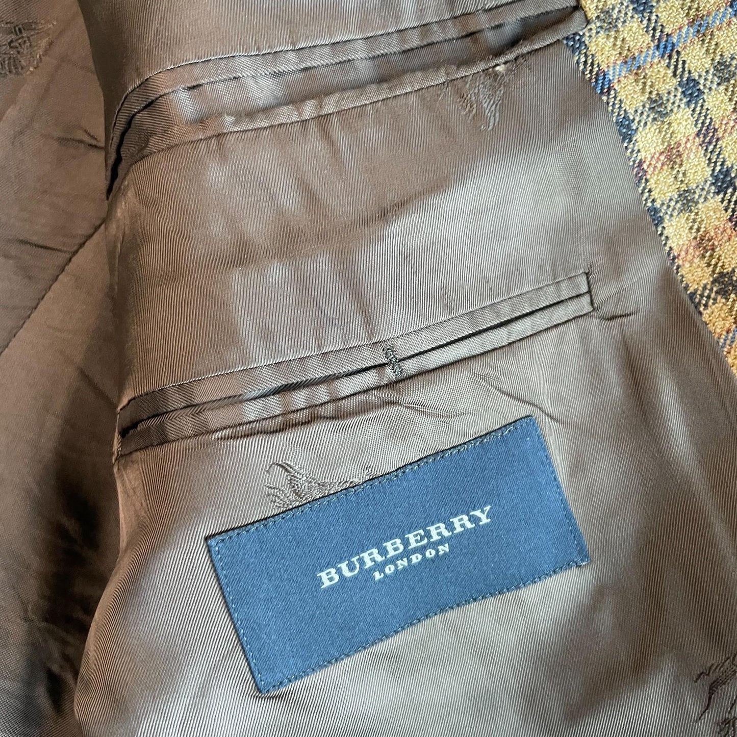 Burberry (40S) Gunclub Check Twill Wool "Bennet" Sports Coat