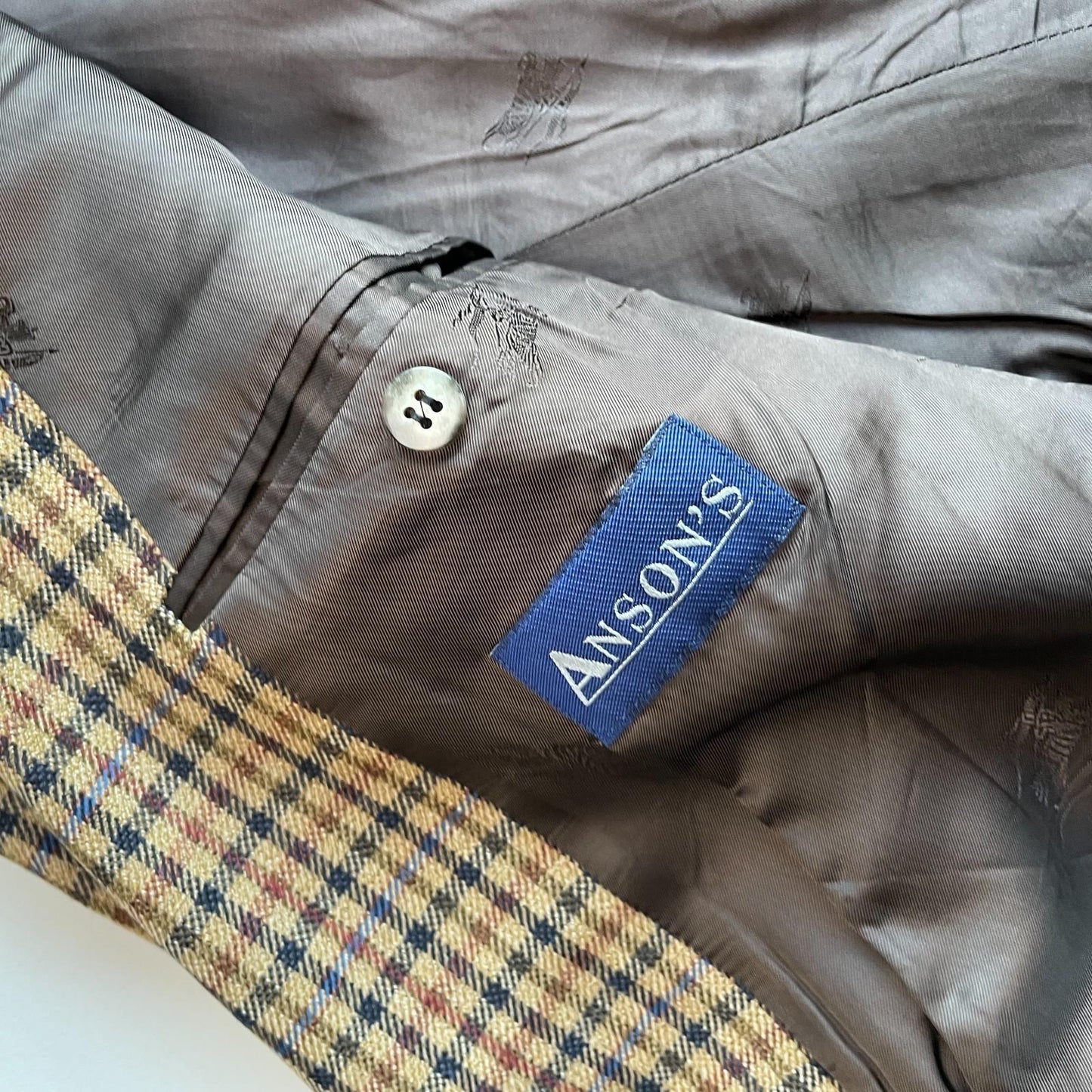 Burberry (40S) Gunclub Check Twill Wool "Bennet" Sports Coat