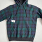 NWT VNTG Polo Ralph Lauren (M) Black Watch Tartan 100% Wool Hooded Sweater