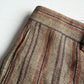 Paul Stuart (34x32) 100% Linen Striped Earth Tones Straight Leg Trousers Pants