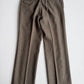 VNTG Polo Ralph lauren (34x32) 100% Wool Flannel Pleated Olive Trousers Pants