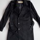 MINT Burberry (54) 100% Cashmere Mid-Length Black Trench Coat