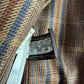 VNTG Canali (48 / 38) Tawny Brown 100% Wool Balmacaan WITH SCARF Over Coat