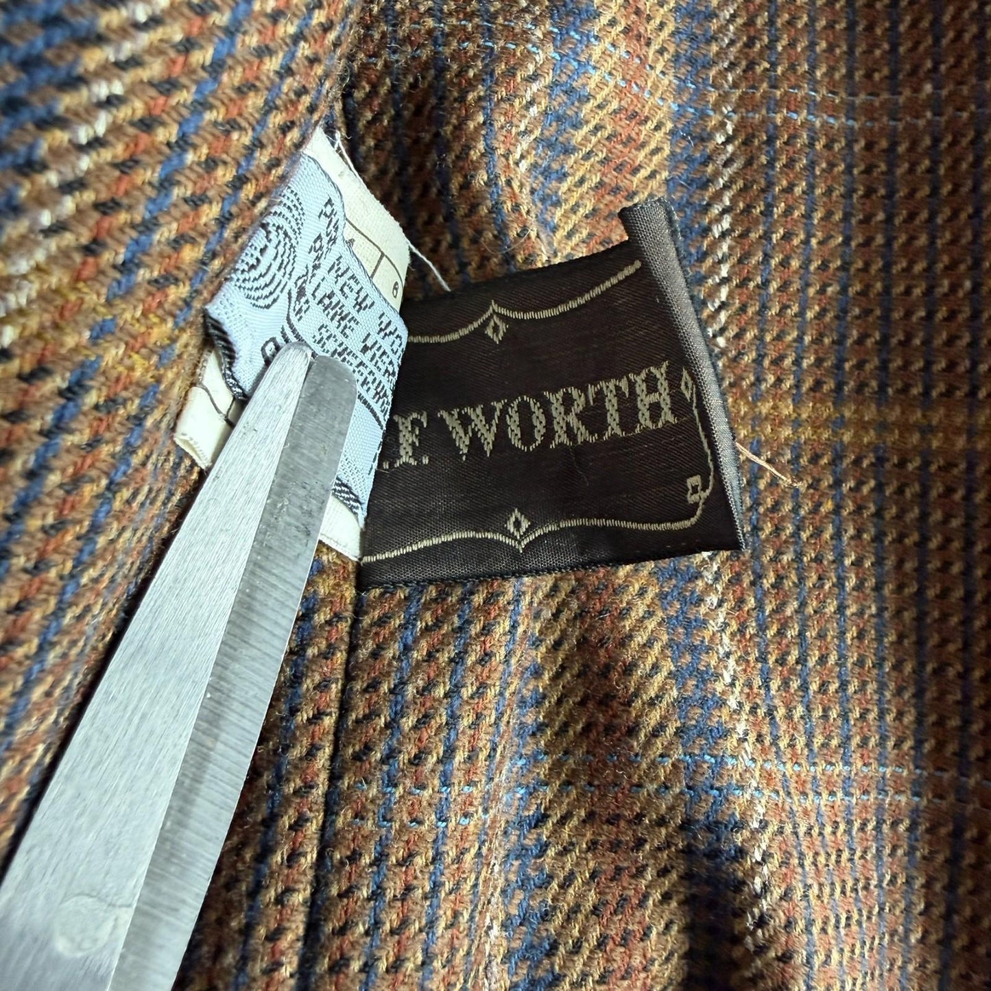 VNTG Canali (48 / 38) Tawny Brown 100% Wool Balmacaan WITH SCARF Over Coat