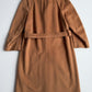 VNTG Canali (48 / 38) Tawny Brown 100% Wool Balmacaan WITH SCARF Over Coat