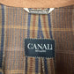 VNTG Canali (48 / 38) Tawny Brown 100% Wool Balmacaan WITH SCARF Over Coat