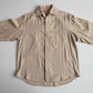 Paul Stuart (L) Oatmeal Wide-Herringbone Brushed Cotton Shirt