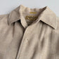 Paul Stuart (L) Oatmeal Wide-Herringbone Brushed Cotton Shirt