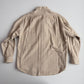 Paul Stuart (L) Oatmeal Wide-Herringbone Brushed Cotton Shirt
