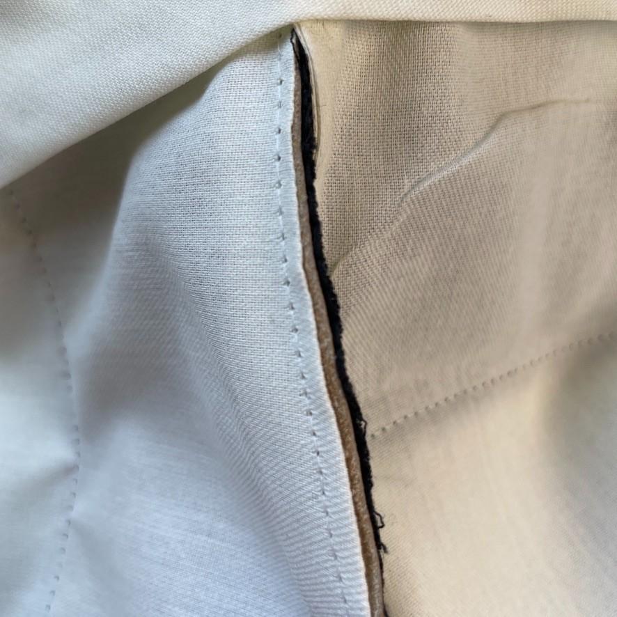 VNTG NWT Orvis (40) Gray Leather Pocket Super 100s Wool Trousers Pants
