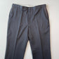 VNTG NWT Orvis (40) Gray Leather Pocket Super 100s Wool Trousers Pants
