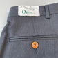 VNTG NWT Orvis (40) Gray Leather Pocket Super 100s Wool Trousers Pants
