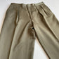 Polo Ralph Lauren (35x28) Olive Green 100% Virgin Wool Super 100s Pleated Pants