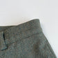 Polo Ralph Lauren (35x28) Olive Green 100% Virgin Wool Super 100s Pleated Pants