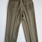 Polo Ralph Lauren (35x28) Olive Green 100% Virgin Wool Super 100s Pleated Pants