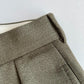 Polo Ralph Lauren (35x28) Olive Green 100% Virgin Wool Super 100s Pleated Pants