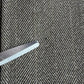 VNTG Luciano Barbera (50 /52) 100% Wool Wide-Wale Herringbone Tweed Top Coat