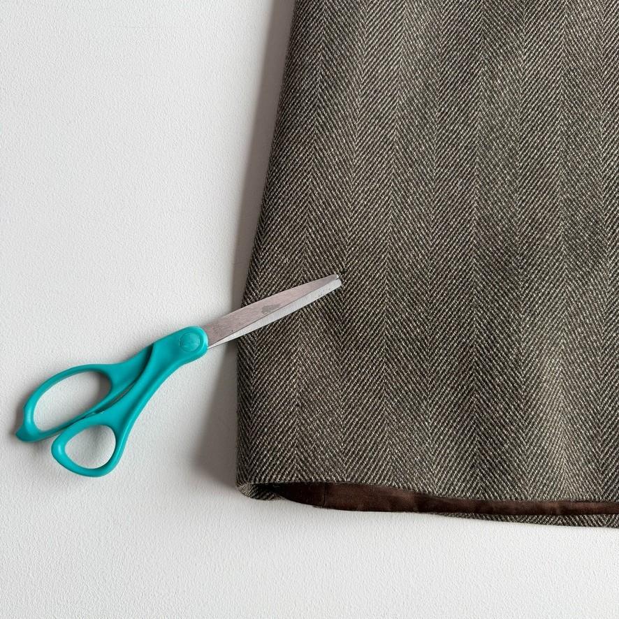 VNTG Luciano Barbera (50 /52) 100% Wool Wide-Wale Herringbone Tweed Top Coat