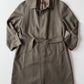 Burberry (48L) 100% Wool Olive Green Belted Balmacaan Raglan Coat