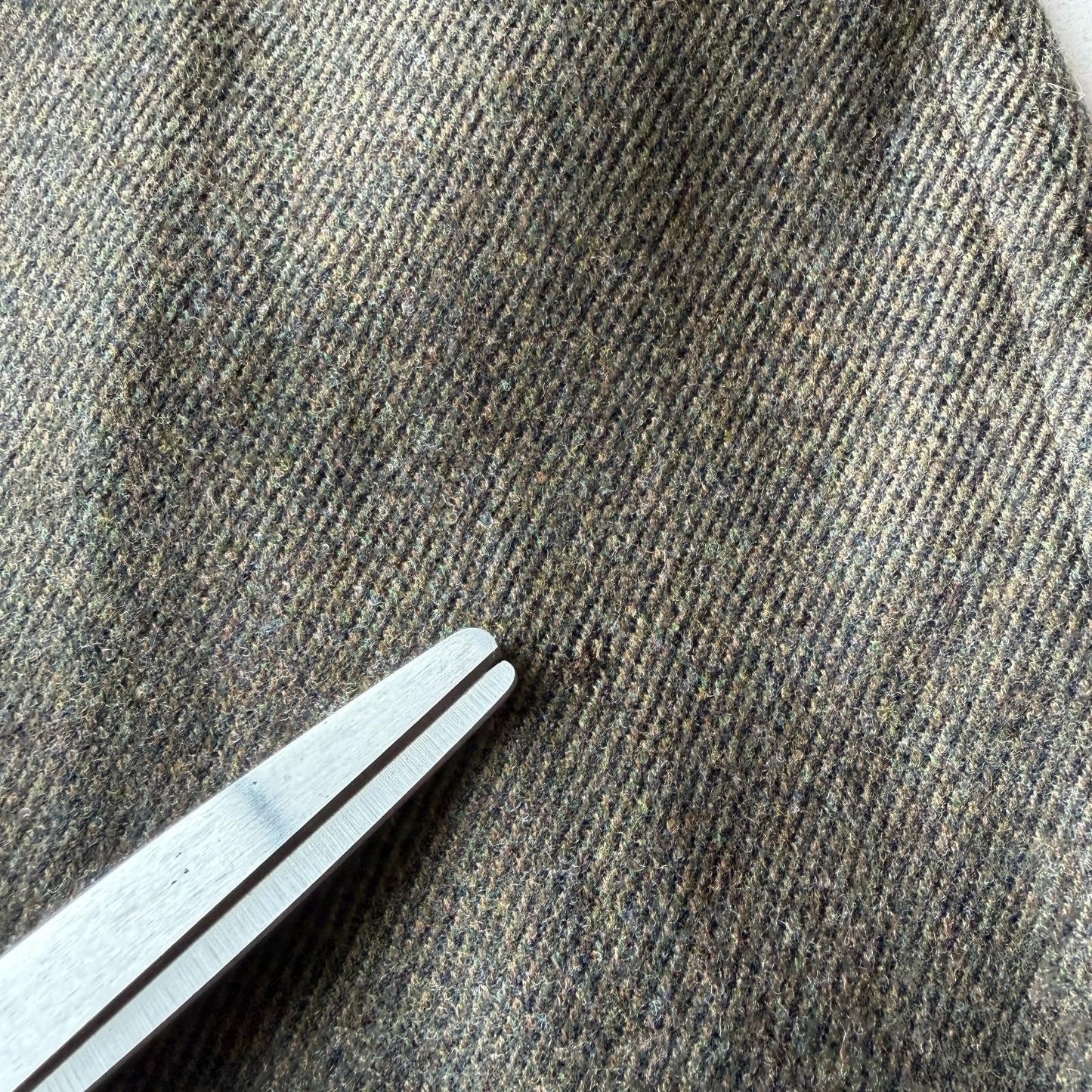 Burberry (48L) 100% Wool Olive Green Belted Balmacaan Raglan Coat