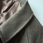 Burberry (48L) 100% Wool Olive Green Belted Balmacaan Raglan Coat