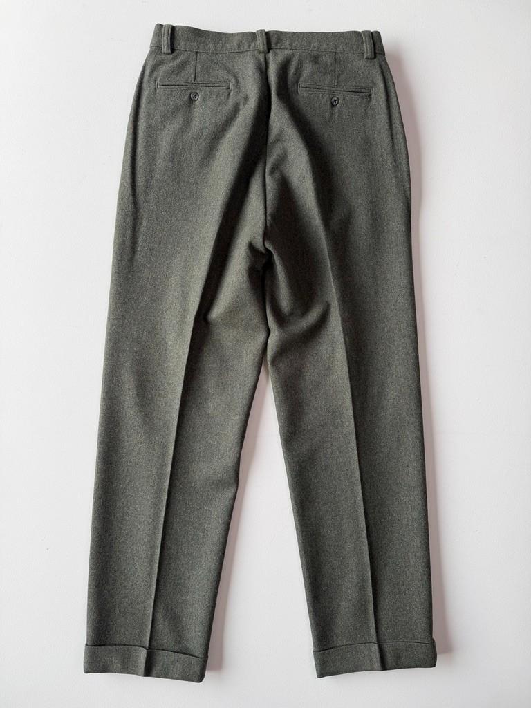 VNTG Polo Ralph Lauren (34x32) Wool Heathered Green Flannel "Philip" Pants