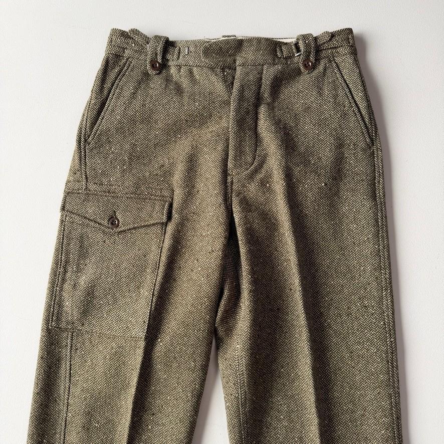Polo Ralph Lauren (32x34) 100% WoolHerringbone Wool Cargo Waist Strap Pants