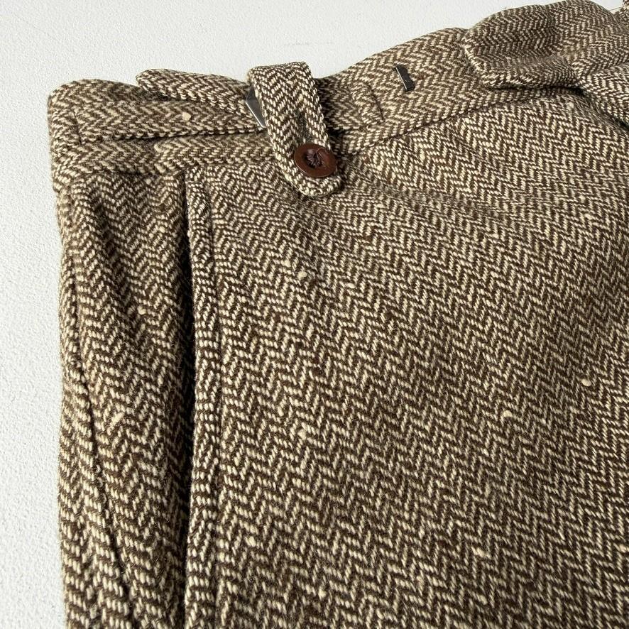 Polo Ralph Lauren (32x34) 100% WoolHerringbone Wool Cargo Waist Strap Pants