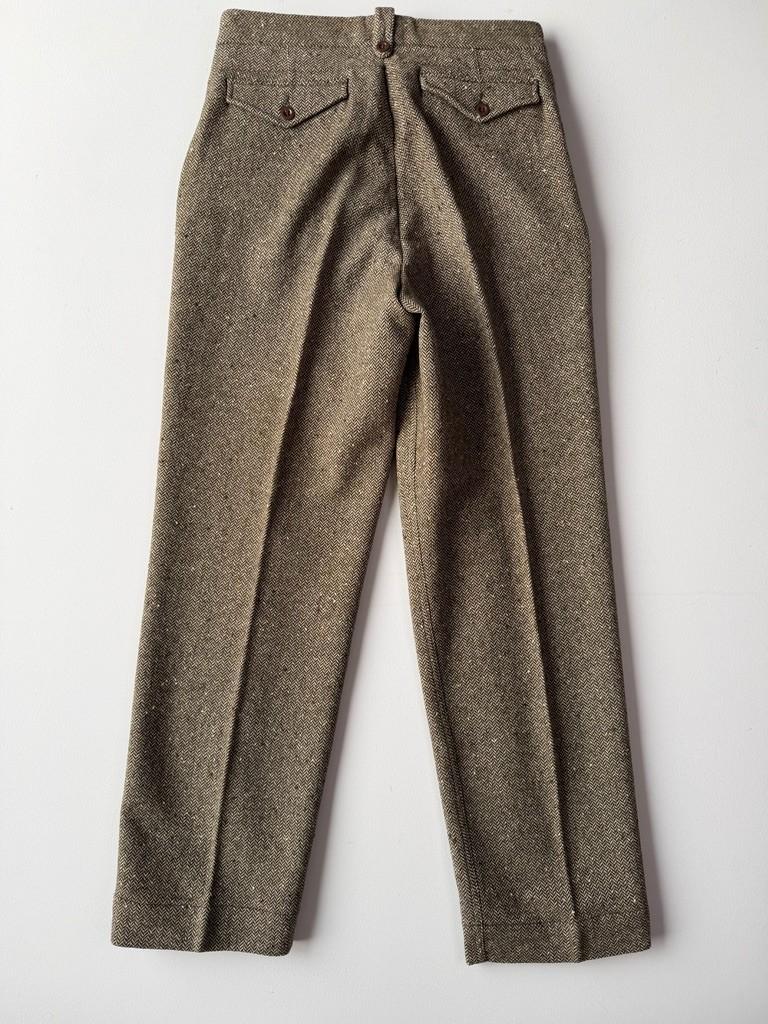 Polo Ralph Lauren (32x34) 100% WoolHerringbone Wool Cargo Waist Strap Pants