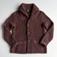 RRL Ralph Lauren (S) Cashmere/Merino Wool Rust Maroon Cardigan Sweater