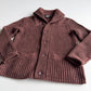 RRL Ralph Lauren (S) Cashmere/Merino Wool Rust Maroon Cardigan Sweater