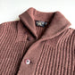 RRL Ralph Lauren (S) Cashmere/Merino Wool Rust Maroon Cardigan Sweater