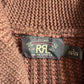 RRL Ralph Lauren (S) Cashmere/Merino Wool Rust Maroon Cardigan Sweater