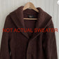 RRL Ralph Lauren (S) Cashmere/Merino Wool Rust Maroon Cardigan Sweater