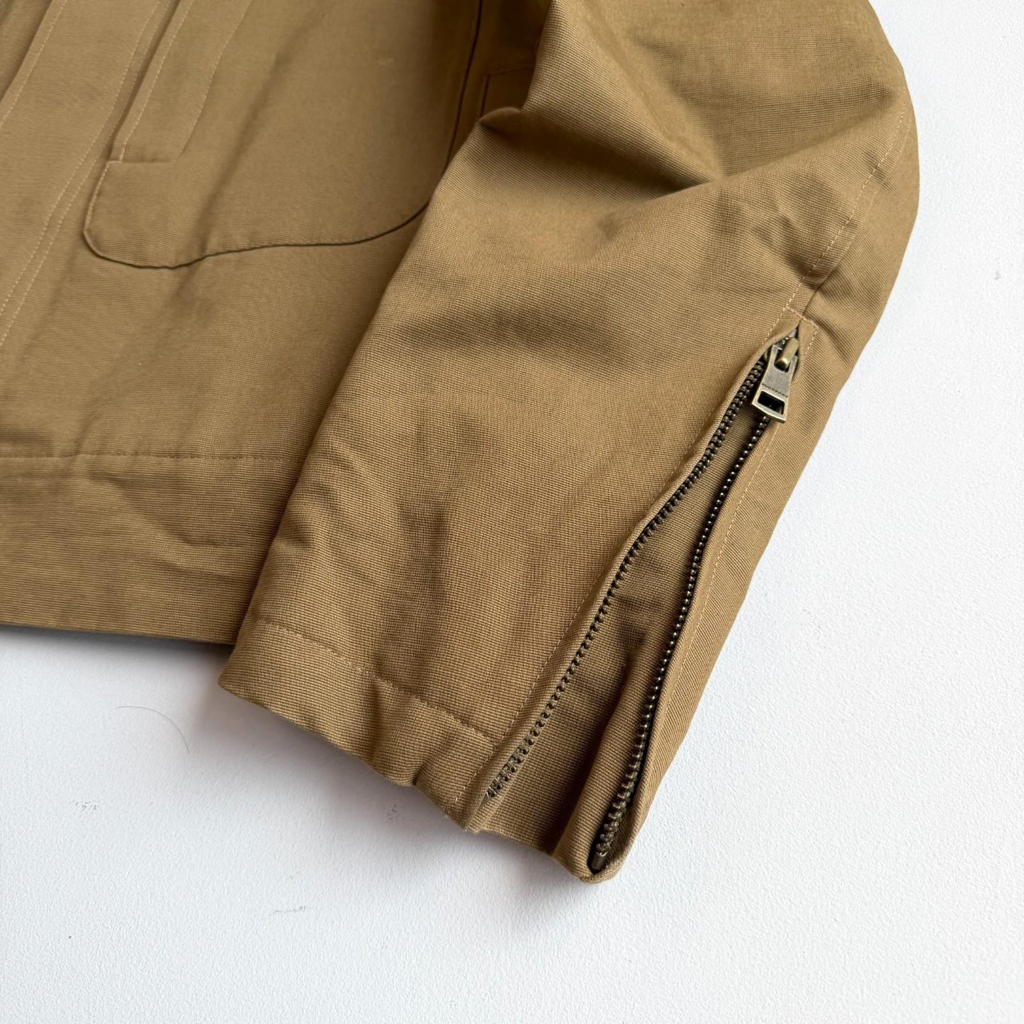 MINT Burberry Brit (XL) Jungle Cloth Grosgrain Cotton Wool Collar Jacket