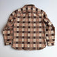 NWT RRL Ralph Lauren (L) Cody Jacquard Cotton Brown/Orange Heritage Work Shirt