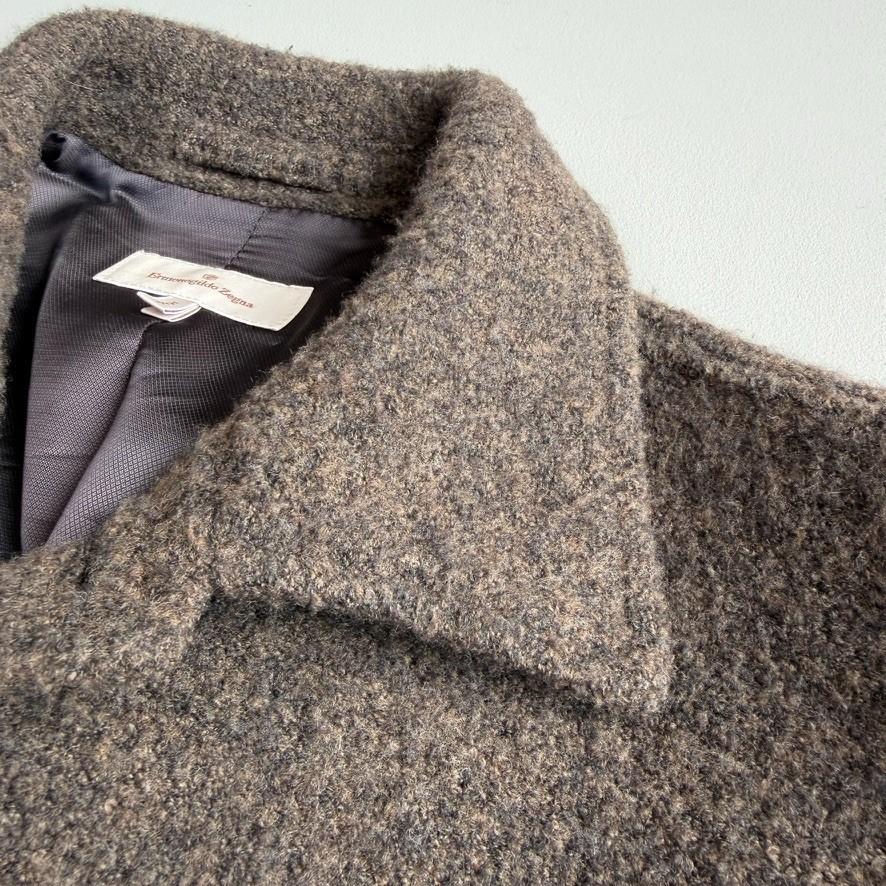 Ermenegildo Zenga (50 / M) Wool Blend Taupe Coat
