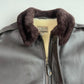 VNTG LL Bean (L/XL Tall) Flying Tiger A-2 Leather Shearling Collar Bomber Jacket
