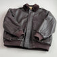 VNTG LL Bean (L/XL Tall) Flying Tiger A-2 Leather Shearling Collar Bomber Jacket