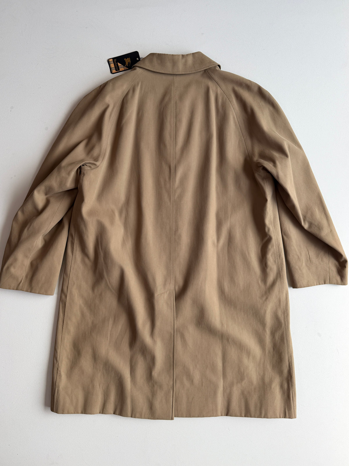 VNTG NWT Burberry (42R /52IT) Calvary Twill Wool Lined Balmacaan Coat