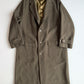 Polo Ralph Lauren (40R) Olive Green 100% Wool Balmacaan Raglan Overcoat
