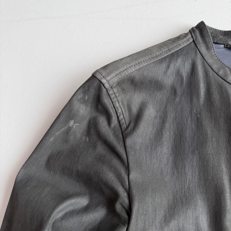 Dolce & Gabbana (50IT) Thin/Skived Lamb Leather Lined Cafe Racer Jacket