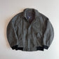 VNTG Burberry (40 / L) Tweed Wool Gray Raglan Sleeve Jacket