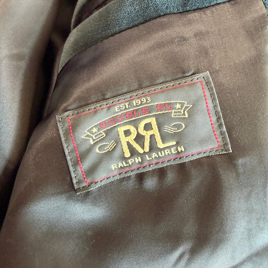 RRL Ralph Lauren (46R) Velvet Velour Floral Decorative Western Sport Jacket