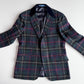Polo Ralph Lauren (44L) Tartan Velvet Collar Moon Woven Tweed Wool Sport Coat