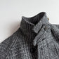 VNTG Burberry (36 / M) Tweed Wool Gray Raglan Sleeve Jacket
