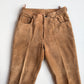 VNTG Polo Ralph Lauren (31/32 x 31) Suede Leather Western Lined Pants